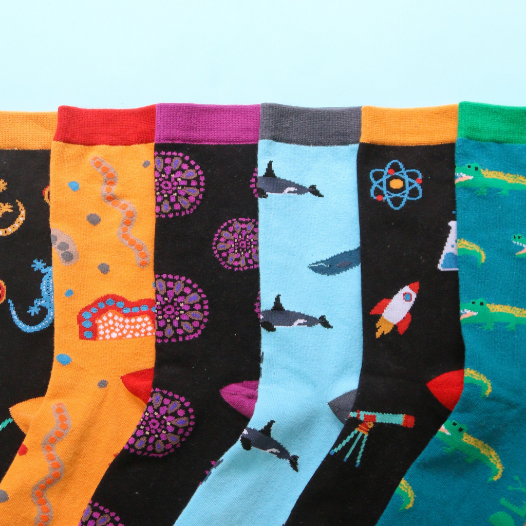 Care For Our Country Sock | Deadly Science – Sydney Sock Project