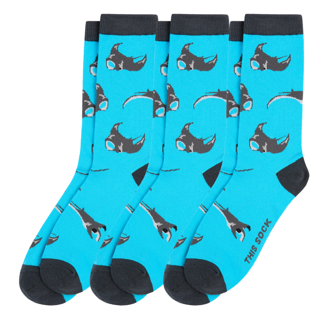 Manta Ray Sock (3 x Pairs) – Sydney Sock Project