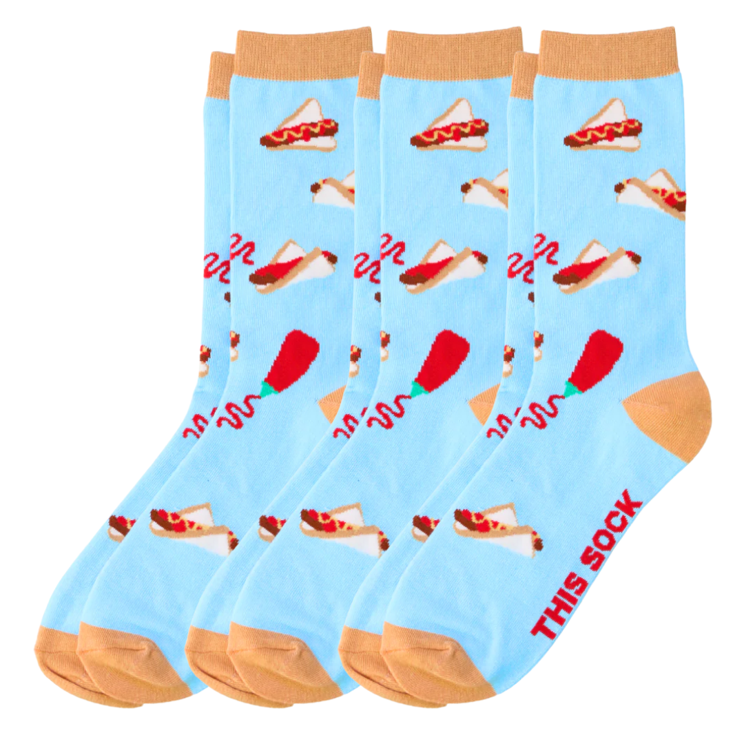 Saucisson Socks Sausage Sizzle Sock (3 x Pairs) – Sydney Sock Project