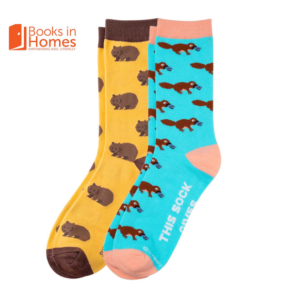 Australian Animals Sock 2-Pack Sydney Sock Project