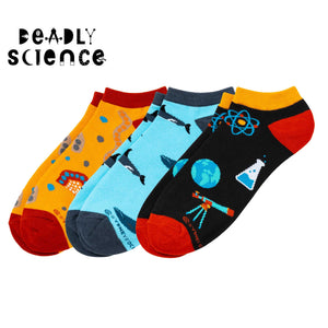 DeadlyScience Ankle Sock 3-Pack Sydney Sock Project