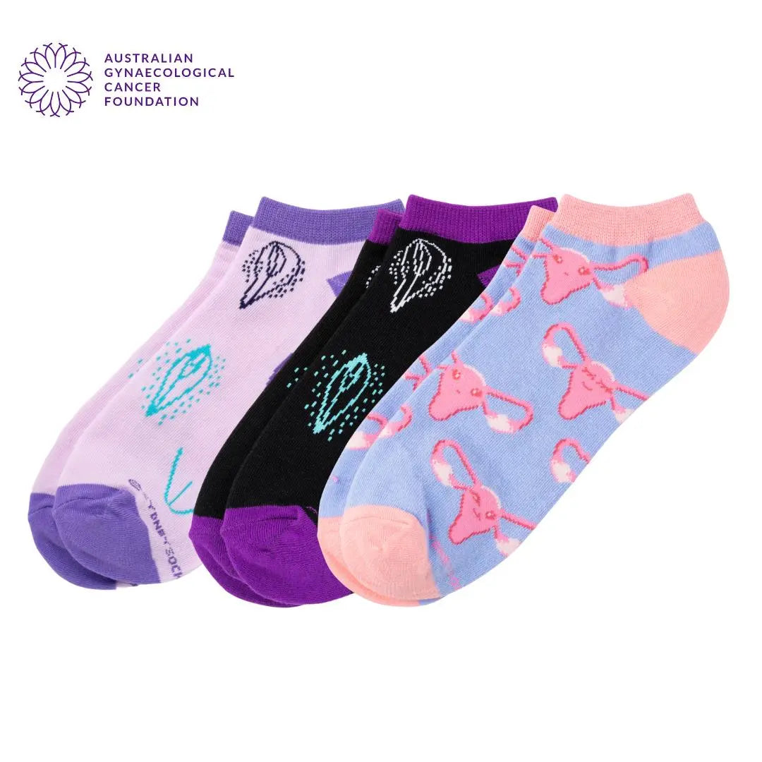 Gynae Cancer Ankle Sock Pack | Sydney Sock Project