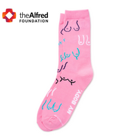 Pink Boob Sock