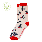 Black Cockatoo Sock