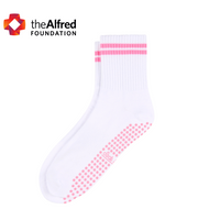 Crew Grip Sock - White
