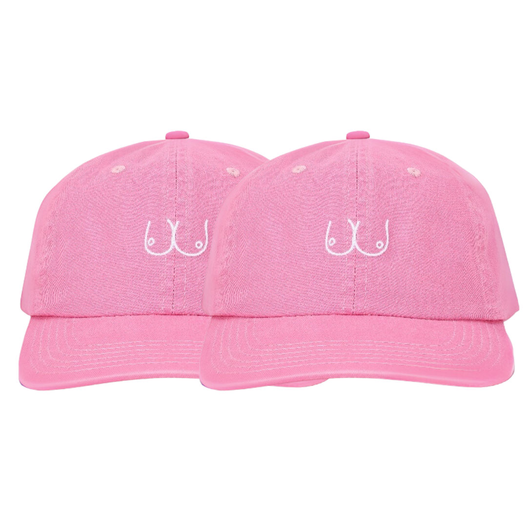 Pink Boob Cap Bundle (2 x Caps) – Sydney Sock Project