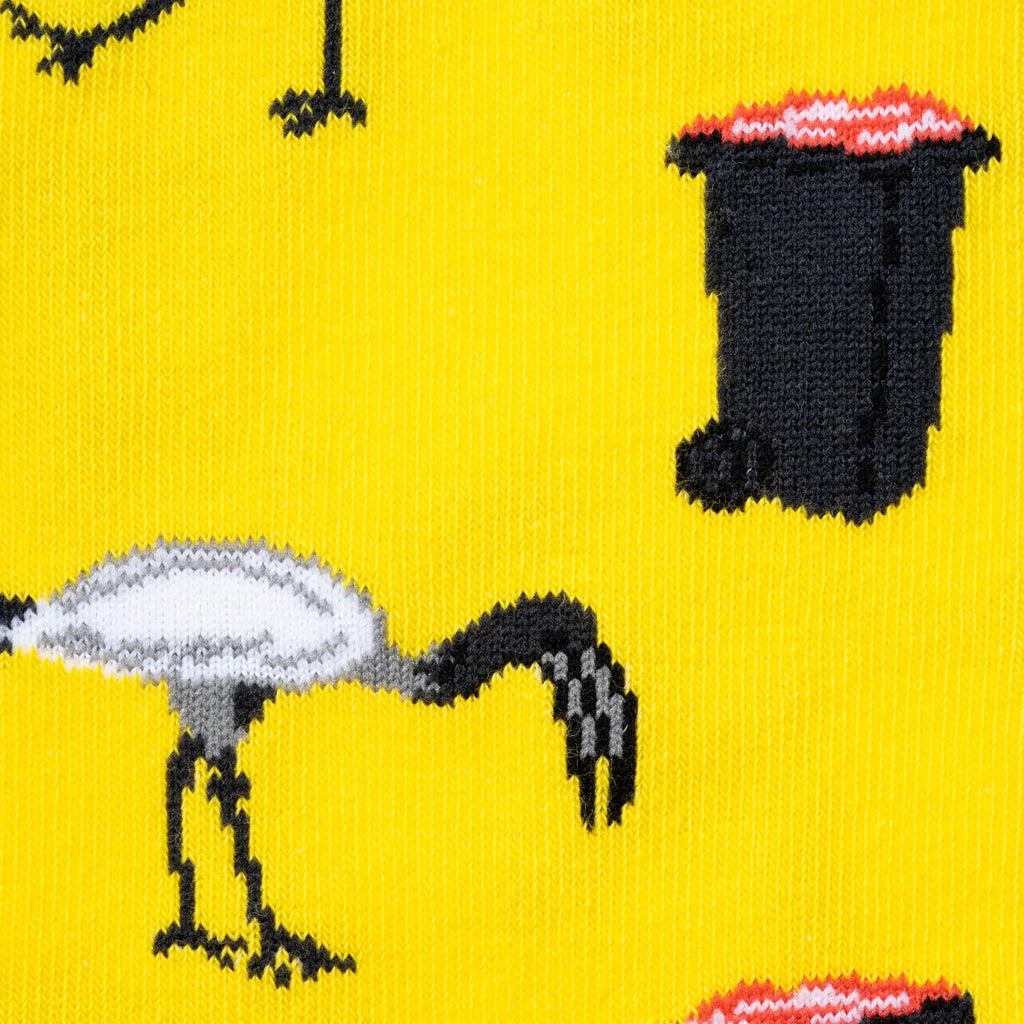 Yellow Bin Chicken Sock (Limited Edition) Sydney Sock Project
