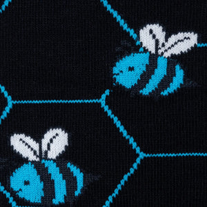 Blue Banded Bee KIDS Sock Sydney Sock Project